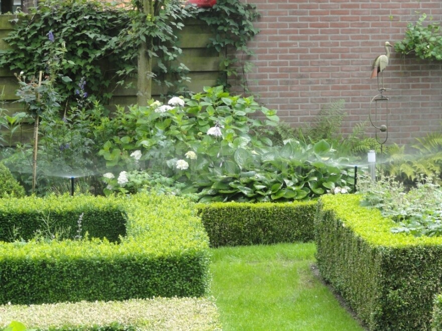 Beregeningsinstallatie met tuinsproeiers in Nunspeet