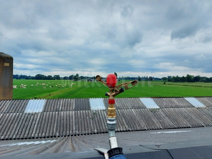 Sproeiers dak voor verkoeling