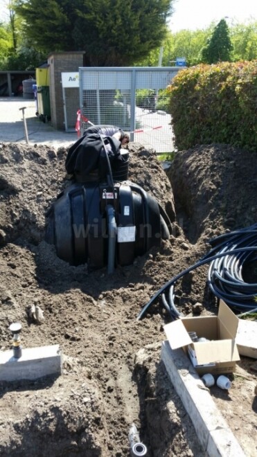 Beregening tennisbaan in Rotterdam