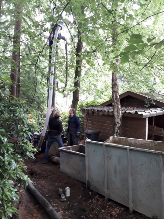 Bronboring voor een tuin beregening