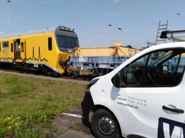 Levering en montage drukverhoging meettrein