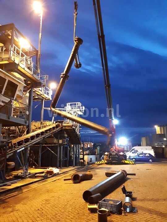 Montage PE buizen overstort sifons