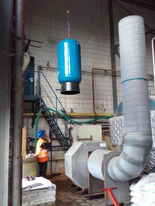 Vervangen water onthardingsinstallatie